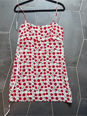 STAUD Remington Slip Dress - Tomatoes